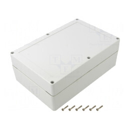 Carcasă Universală ABS 140x210x75mm cu Bucșă din Alamă | Electronic-mag.ro | Componente Electronice