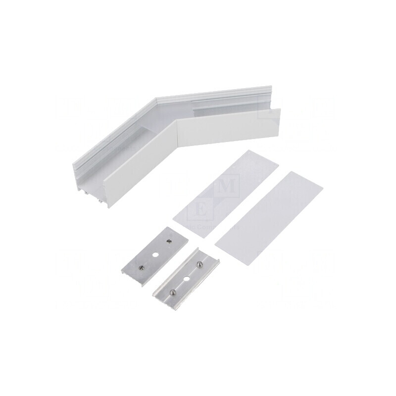 Conector 135° Alb Aluminiu VARIO30-02 | Electronic-mag.ro | Componente Electronice