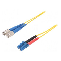 Patch cord fibră optică FC/UPC-LC/UPC 2m 9/125um | Electronic-mag.ro | Componente Electronice
