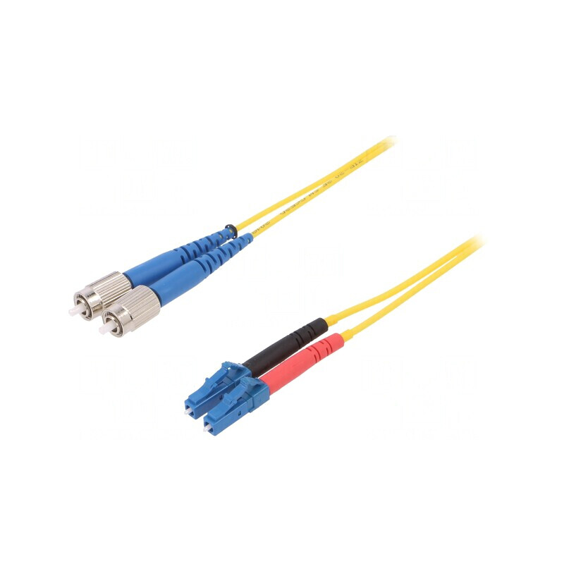 Patch cord fibră optică FC/UPC-LC/UPC 2m 9/125um | Electronic-mag.ro | Componente Electronice