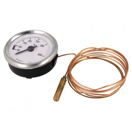 Termometru cu Capilar Ø52x25mm | Electronic-mag.ro | Componente Electronice