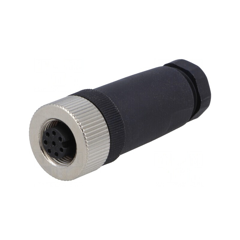 Mufă M12 8 PIN mamă pe cablu drept DeviceNet/CANopen | Electronic-mag.ro | Componente Electronice