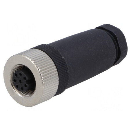 Mufă M12 8 PIN mamă pe cablu drept DeviceNet/CANopen | Electronic-mag.ro | Componente Electronice