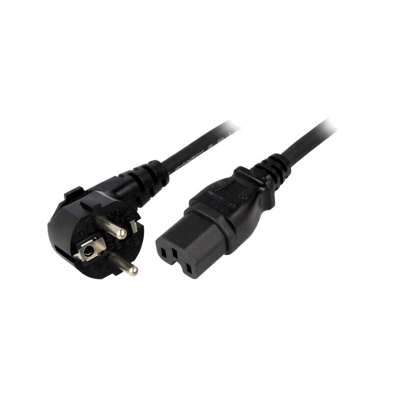 Cablu Alimentare 5m Ștecăr CEE 7/7 la IEC C15 | Electronic-mag.ro | Componente Electronice Cablu Alimentare 5m Ștecăr CEE 7/7 la IEC C15 | Electronic-mag.ro | Componente Electronice