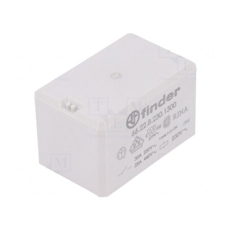 Releu electromagnetic DPST-NO 230VAC Serie 66.22 PCB | Electronic-mag.ro | Componente Electronice