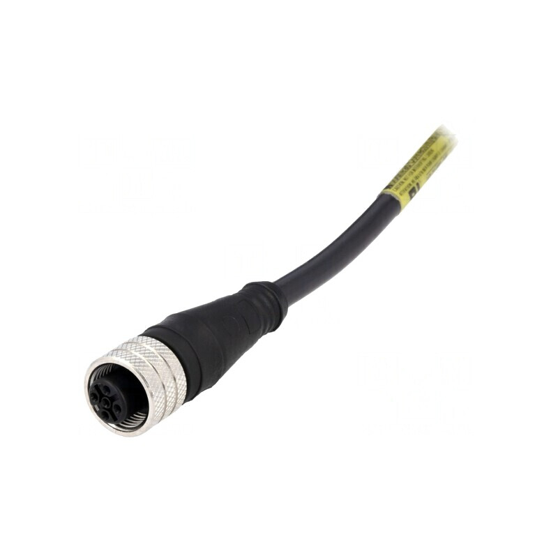 Mufă M12 4 PIN mamă 5m IP67 250V | Electronic-mag.ro | Componente Electronice Mufă M12 4 PIN mamă 5m IP67 250V | Electronic-mag.ro | Componente Electronice