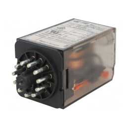 Releu Electromagnetic 3PDT 12VDC 10A | Electronic-mag.ro | Componente Electronice