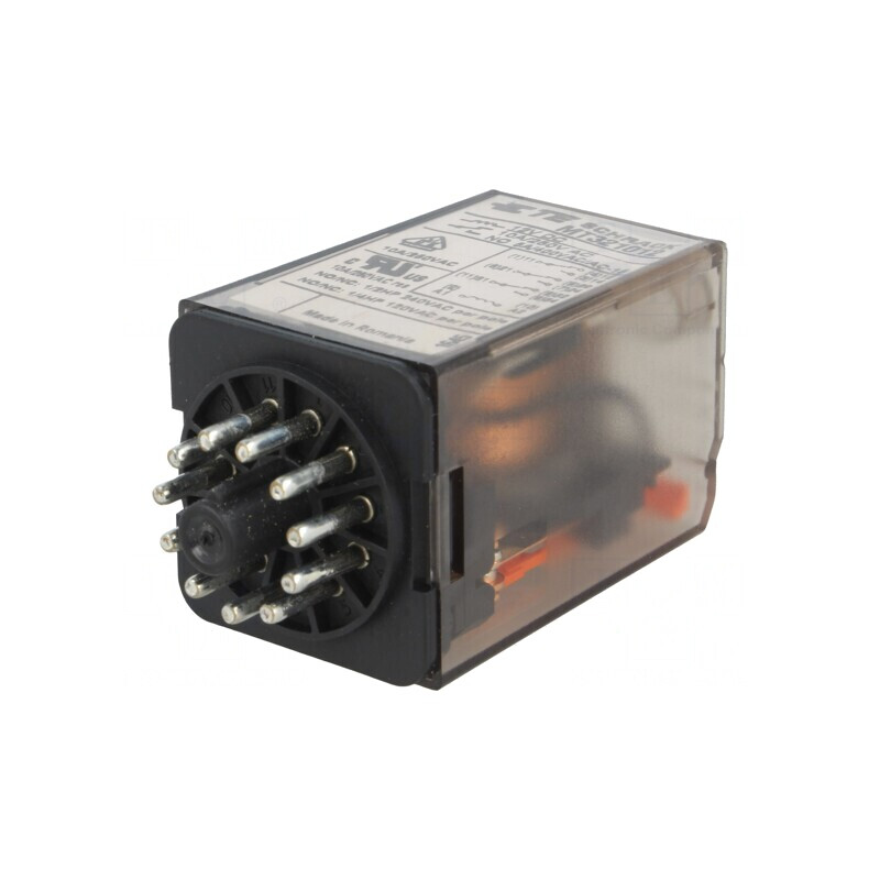 Releu Electromagnetic 3PDT 12VDC 10A | Electronic-mag.ro | Componente Electronice