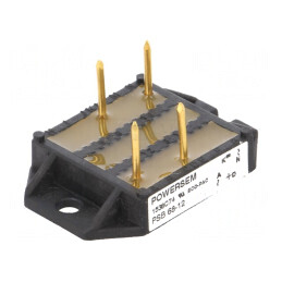 Punte Redresoare Monofazată 1,2kV 68A THT PSB 68/12 | Electronic-mag.ro | Componente Electronice