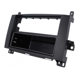 Cadru radio Mercedes 2 ISO negru | Electronic-mag.ro | Componente Electronice