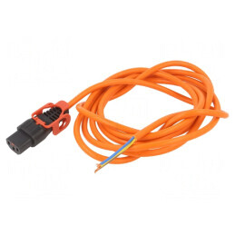 Cablu IEC C13 cu Blocare 3m 10A 250V | Electronic-mag.ro | Componente Electronice
