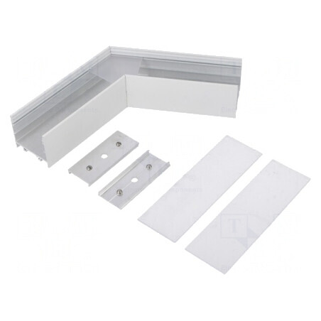 Conector 120° Alb Aluminiu VARIO30-02 | Electronic-mag.ro | Componente Electronice