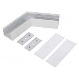 Conector 120° Alb Aluminiu VARIO30-02 | Electronic-mag.ro | Componente Electronice