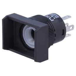 Comutator Apăsare SPDT 3A 125V ON-(ON) YB15RKW01 | Electronic-mag.ro | Componente Electronice