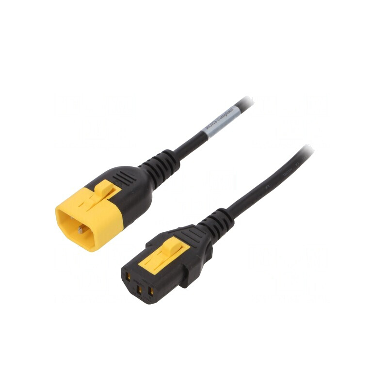 Cablu Alimentare IEC C13-C14 cu Blocare 3m | Electronic-mag.ro | Componente Electronice Cablu Alimentare IEC C13-C14 cu Blocare 3m | Electronic-mag.ro | Componente Electronice