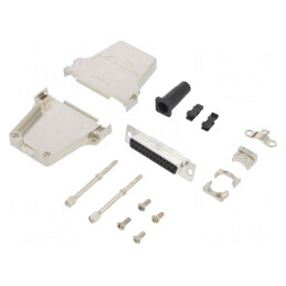 Conector D-Sub 25-Pin Mamă pentru Cablu Gold Flash | Electronic-mag.ro | Componente Electronice