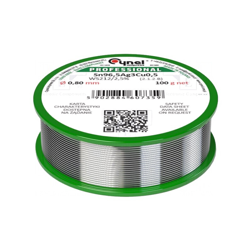 Sârmă de lipit fără plumb 0,8mm 100g | Electronic-mag.ro | Componente Electronice Sârmă de lipit fără plumb 0,8mm 100g | Electronic-mag.ro | Componente Electronice