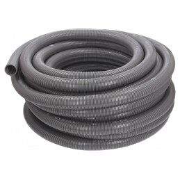 Tub de protecție poliamidă 6 gri 42mm | Electronic-mag.ro | Componente Electronice