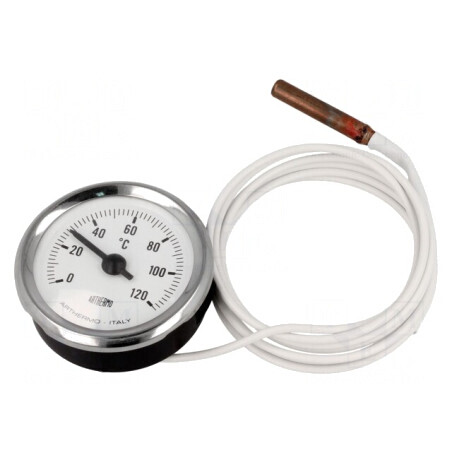 Termometru cu Capilar Ø52x25mm | Electronic-mag.ro | Componente Electronice