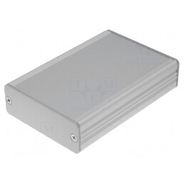 Carcasă aluminiu gri AKG 69x100x24mm | Electronic-mag.ro | Componente Electronice