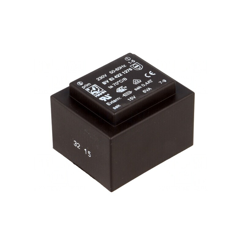 Transformator încapsulat 6VA 230V 15V 400mA PCB | Electronic-mag.ro | Componente Electronice Transformator încapsulat 6VA 230V 15V 400mA PCB | Electronic-mag.ro | Componente Electronice