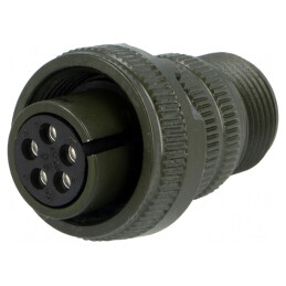 Conector Circular 14S Aluminiu | Electronic-mag.ro | Componente Electronice