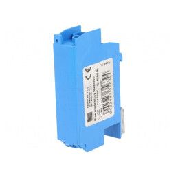 Bloc de distribuție albastru, 1 pistă, 8 borne | Electronic-mag.ro | Componente Electronice