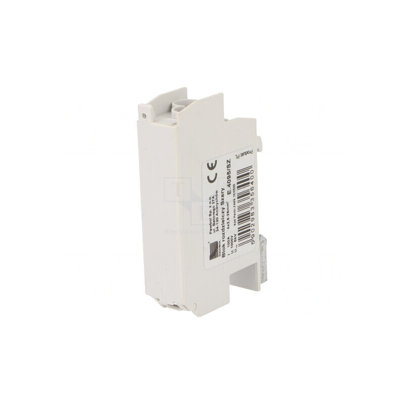 Bloc de Distribuție Gri cu 8 Borne ABS | Electronic-mag.ro | Componente Electronice