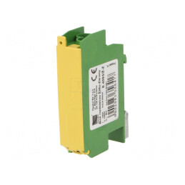 Bloc de distribuție 1 pistă 8 borne ABS TS35 | Electronic-mag.ro | Componente Electronice