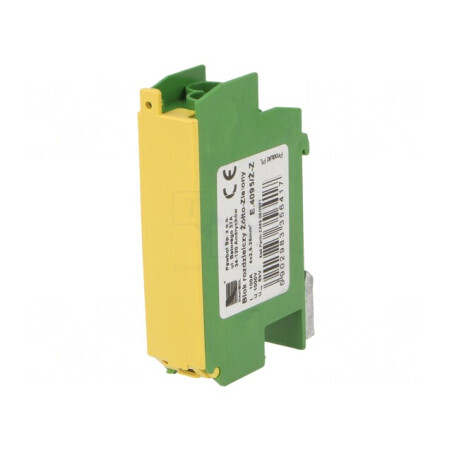 Bloc de distribuție 1 pistă 8 borne ABS TS35 | Electronic-mag.ro | Componente Electronice