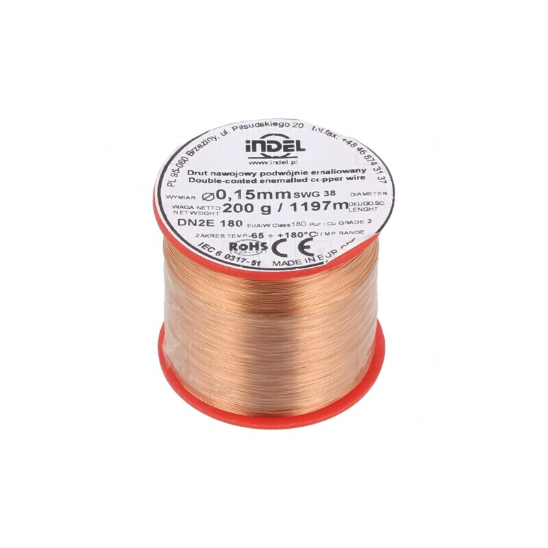 Sârmă Dublu Emailată 0,15mm 0,2kg Cu | Electronic-mag.ro | Componente Electronice