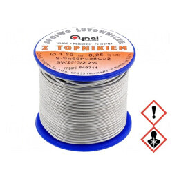 Sârmă de lipit cu plumb 1,5mm 0,25kg | Electronic-mag.ro | Componente Electronice