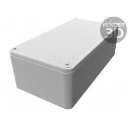 Carcasă Universală Aluminiu IP65 60x112x38mm | Electronic-mag.ro | Componente Electronice