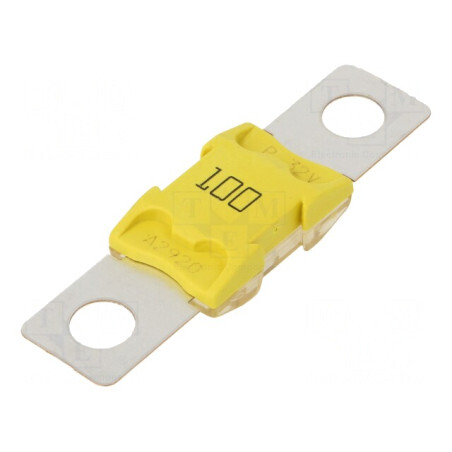 Siguranță Auto 100A 32VDC Cupru M8 67.3mm | Electronic-mag.ro | Componente Electronice