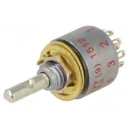 Comutator rotativ 10 poziții 0,25A 125VAC 28VDC | Electronic-mag.ro | Componente Electronice