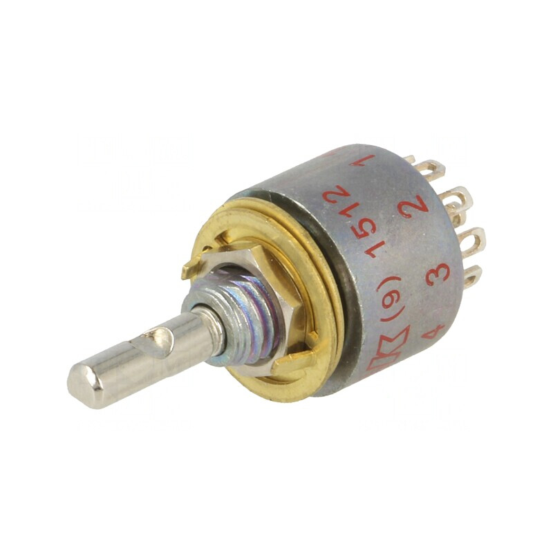 Comutator rotativ 10 poziții 0,25A 125VAC 28VDC | Electronic-mag.ro | Componente Electronice