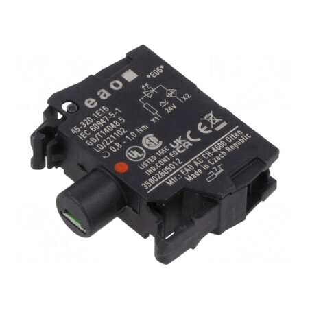 Element de iluminare 22mm 24VAC pentru placa frontală | Electronic-mag.ro | Componente Electronice