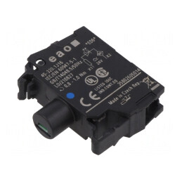 Element de iluminare 22mm pentru placa frontală 24VAC | Electronic-mag.ro | Componente Electronice