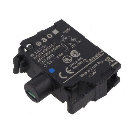 Element de iluminare 22mm pentru placa frontală 24VAC | Electronic-mag.ro | Componente Electronice