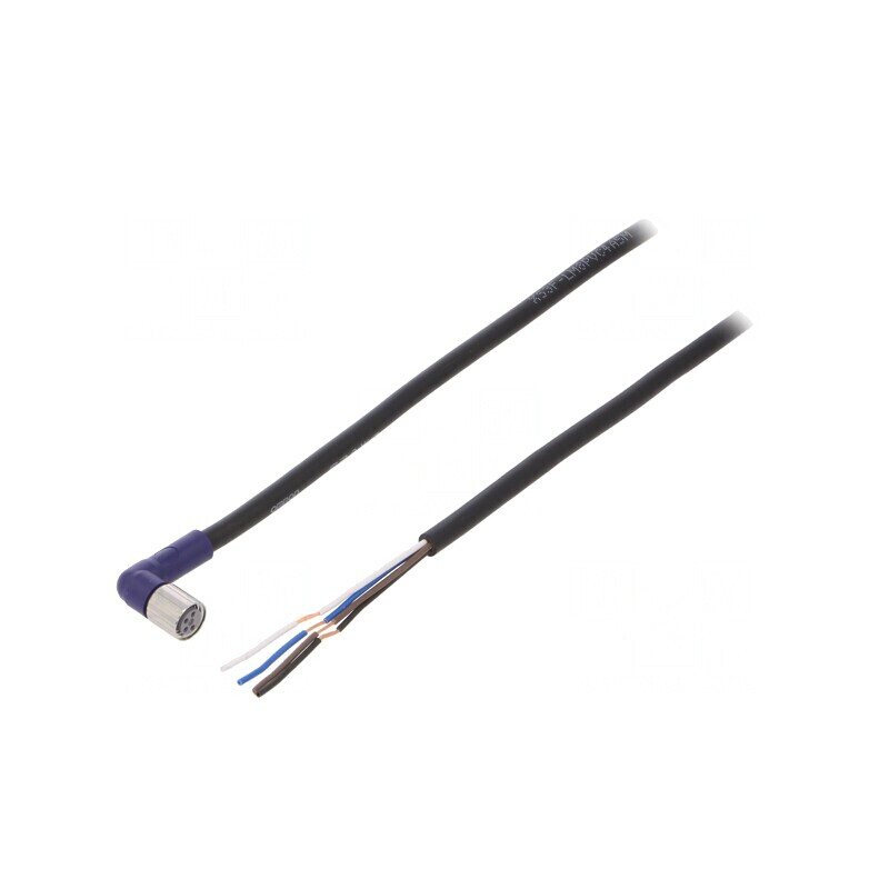 Cablu de Conectare M8 4 PIN în Unghi 5m | Electronic-mag.ro | Componente Electronice