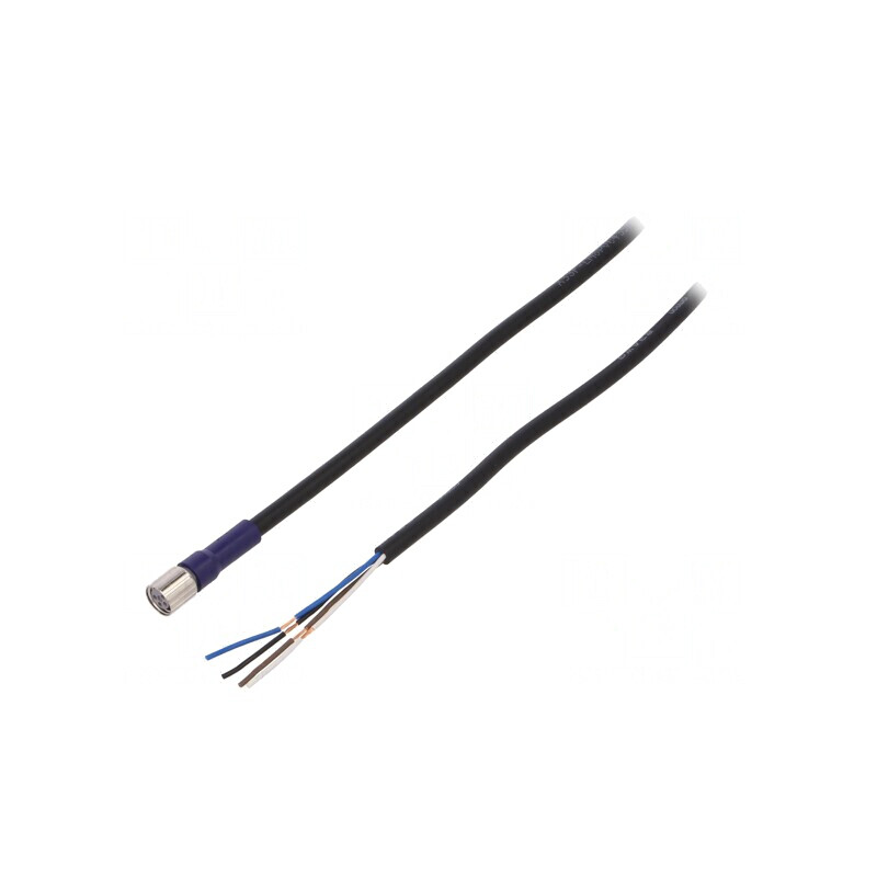 Cablu de conectare M8 4 pini 5m PVC | Electronic-mag.ro | Componente Electronice