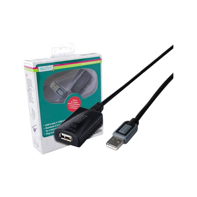 Repeater USB 2.0 10m Blister | Electronic-mag.ro | Componente Electronice