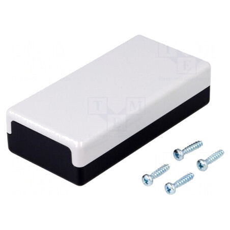 Carcasă universală polistiren neagră 50x100x25mm | Electronic-mag.ro | Componente Electronice