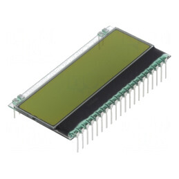 Afișaj LCD Alfanumeric 8x1 Galben-Verde | Electronic-mag.ro | Componente Electronice