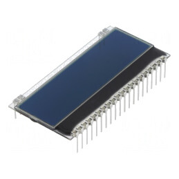 Afișaj LCD Alfanumeric 8x1 Negativ Negru 55x17.5mm | Electronic-mag.ro | Componente Electronice
