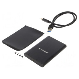 Carcasă Hard Disk 2.5" USB 3.1 Type-C cu LED Indicator | Electronic-mag.ro | Componente Electronice