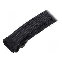 Tresă poliester neagră 2m 20mm 50-150°C | Electronic-mag.ro | Componente Electronice