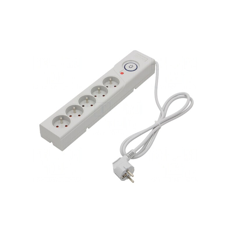 Prelungitor 5 Prize cu Protecție la Supratensiune 10A | Electronic-mag.ro | Componente Electronice Prelungitor 5 Prize cu Protecție la Supratensiune 10A | Electronic-mag.ro | Componente Electronice