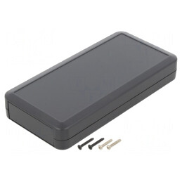 Carcasă Universală Gri Închis 80x165x27mm ABS | Electronic-mag.ro | Componente Electronice