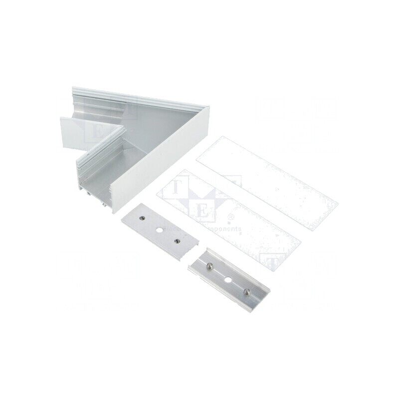 Conector aluminiu alb 60° VARIO30-02 | Electronic-mag.ro | Componente Electronice